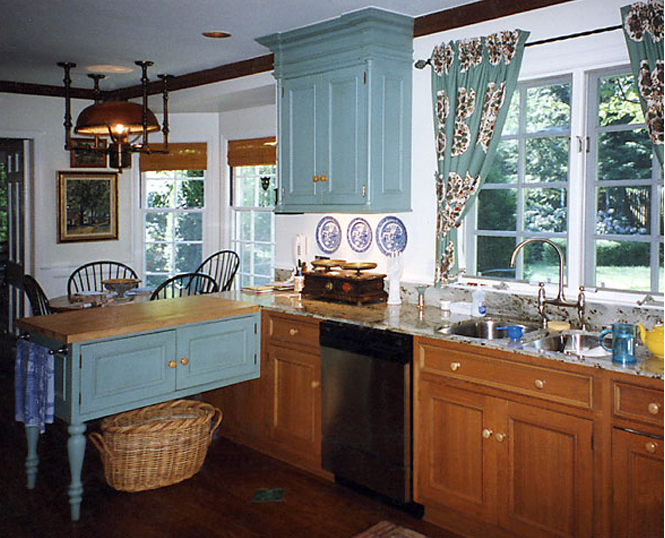 Blue & Green Kitchen