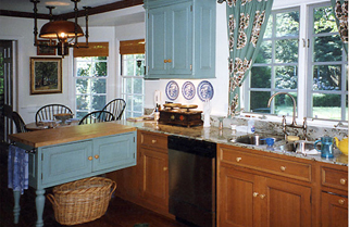 Blue & Green Kitchen from Signature Custom Kitchens, Cabinets, and Baths